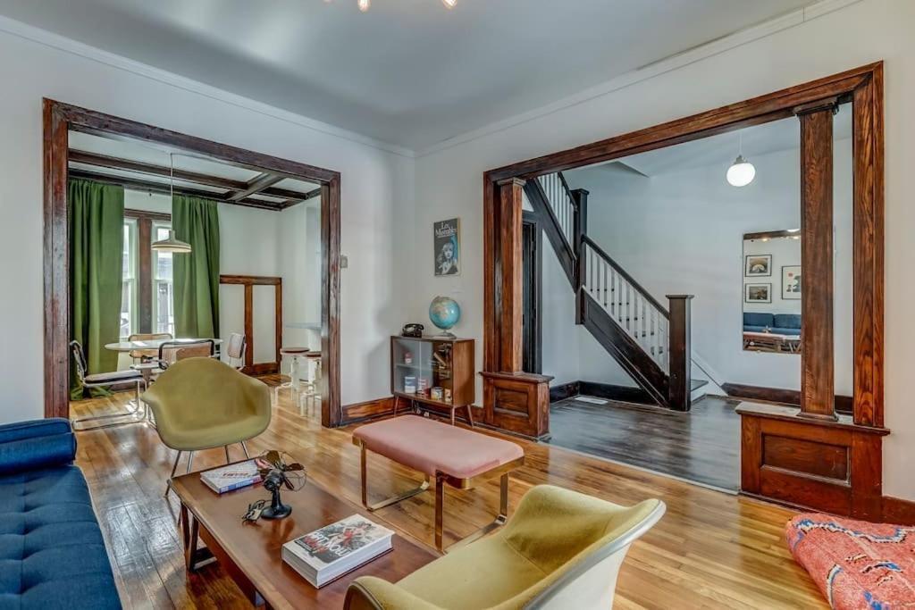 Luxe Mid-Century Styled Historic Townhouse #1 Villa Detroit Kültér fotó